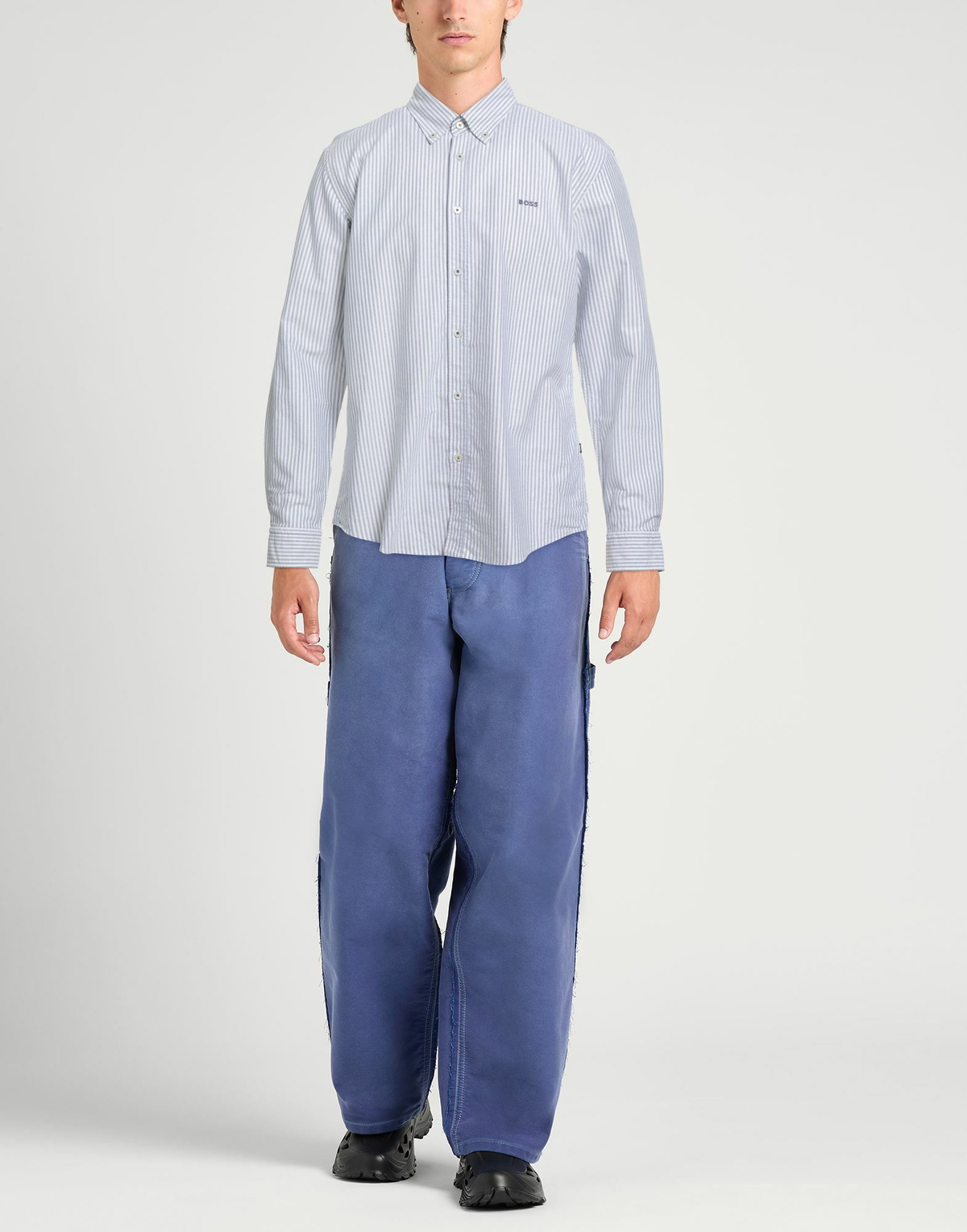 Boss Mens Shirt Slate in Blue