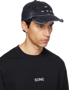Song for the Mute Black Overdyed Denim Cap