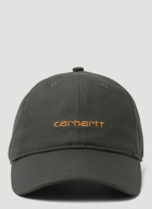 Script Baseball Cap in Grey