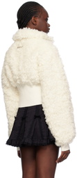 Nodress White Cropped Jacket