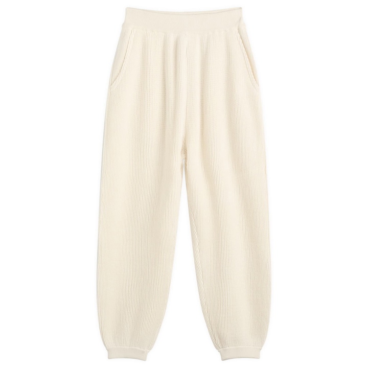 Photo: Nothing Written Women's Waffle Knit Pants in Ivory