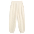 Nothing Written Women's Waffle Knit Pants in Ivory