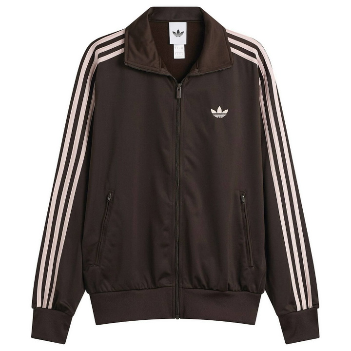 Photo: Adidas Men's Firebird Tracktop in Aurora Coffee