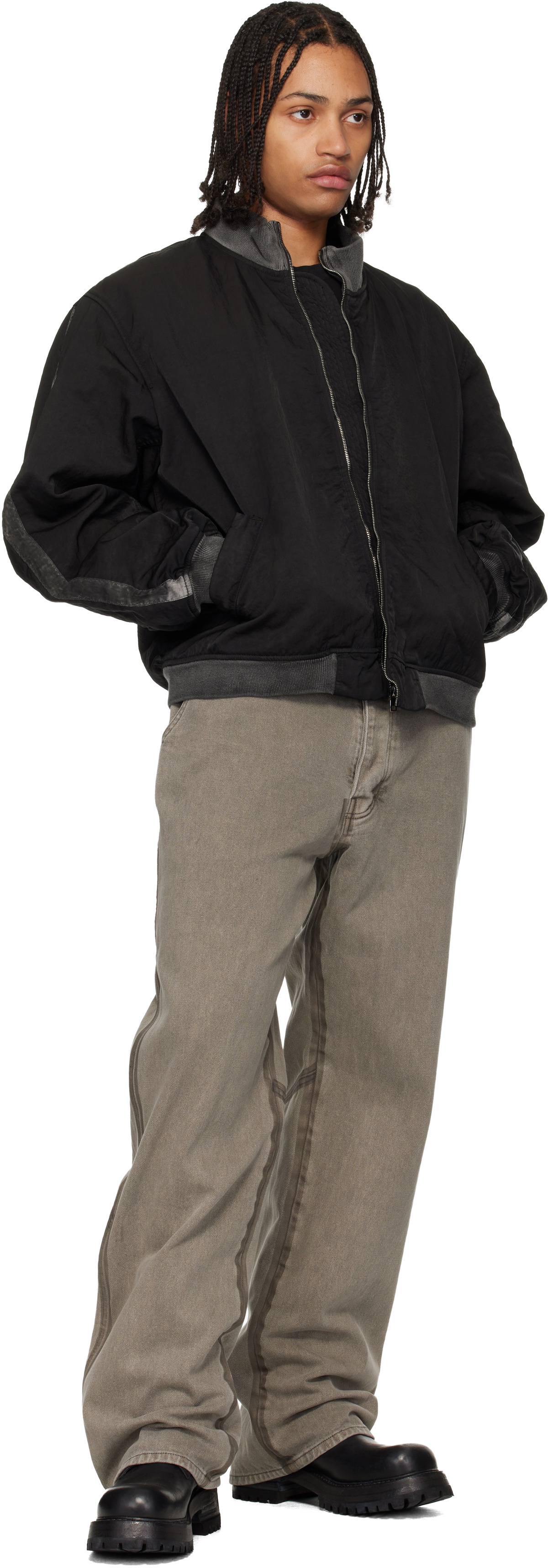 ALEXANDER DIGENOVA Black RL-Bomber Jacket