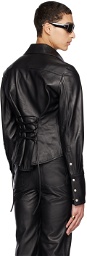 Theophilio Black Corset Jacket