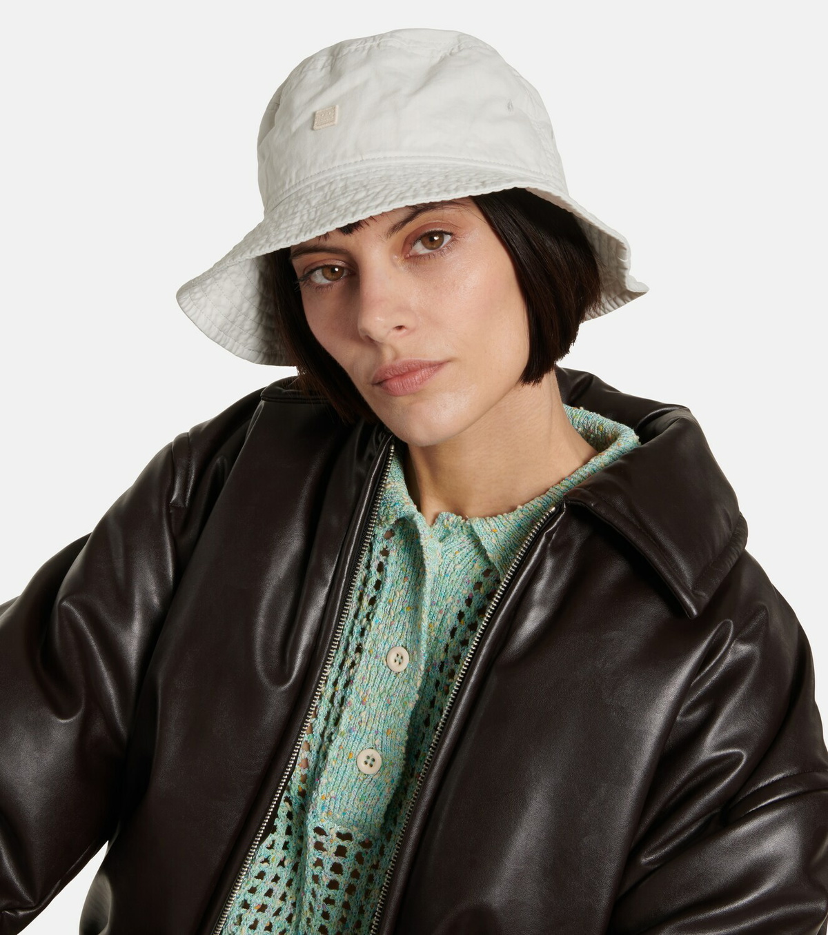 Acne Studios - Face cotton bucket hat Acne Studios