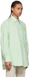 Wooyoungmi Green Cotton Shirt