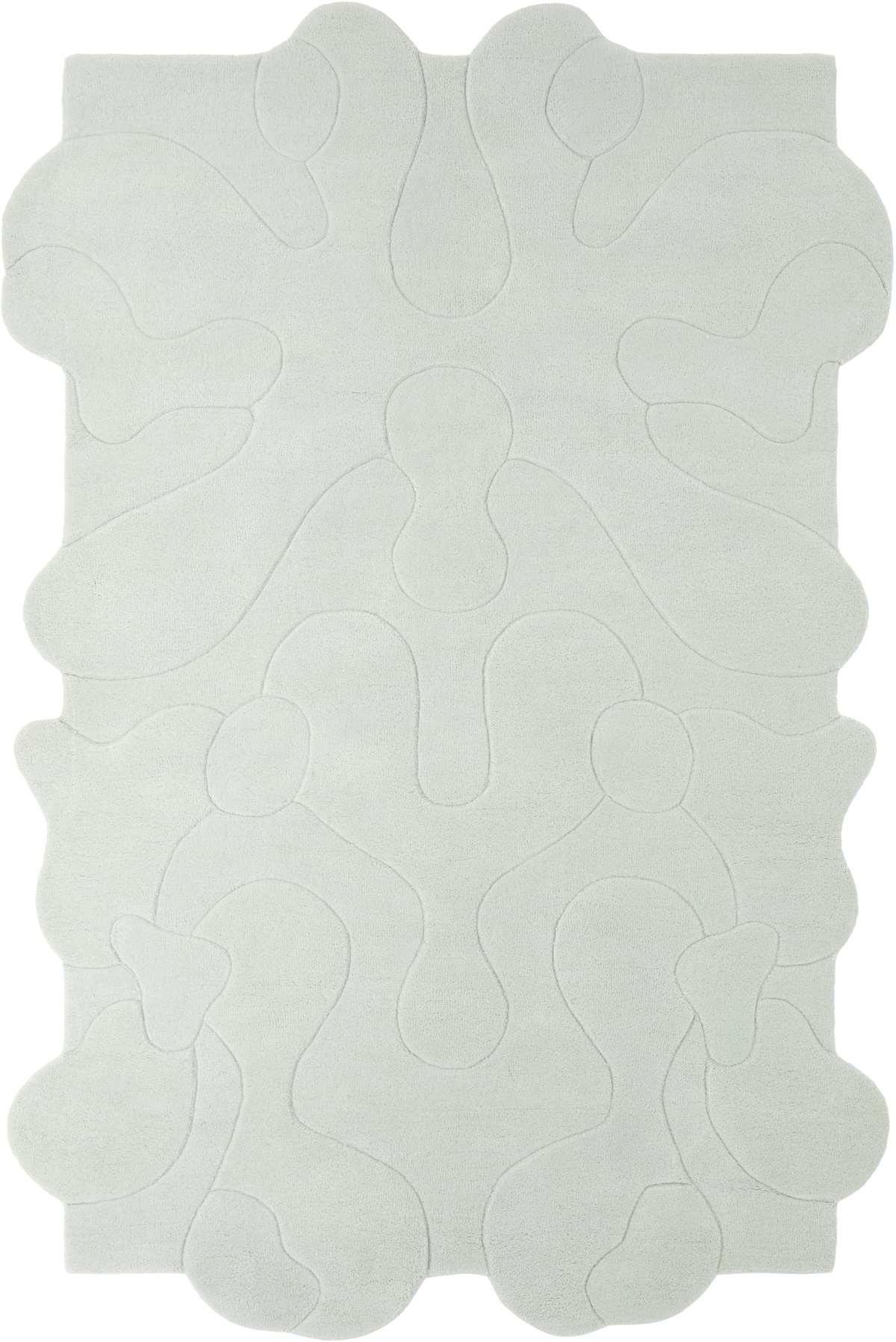 Mush Studios SSENSE Exclusive Blue Large Blot Rug