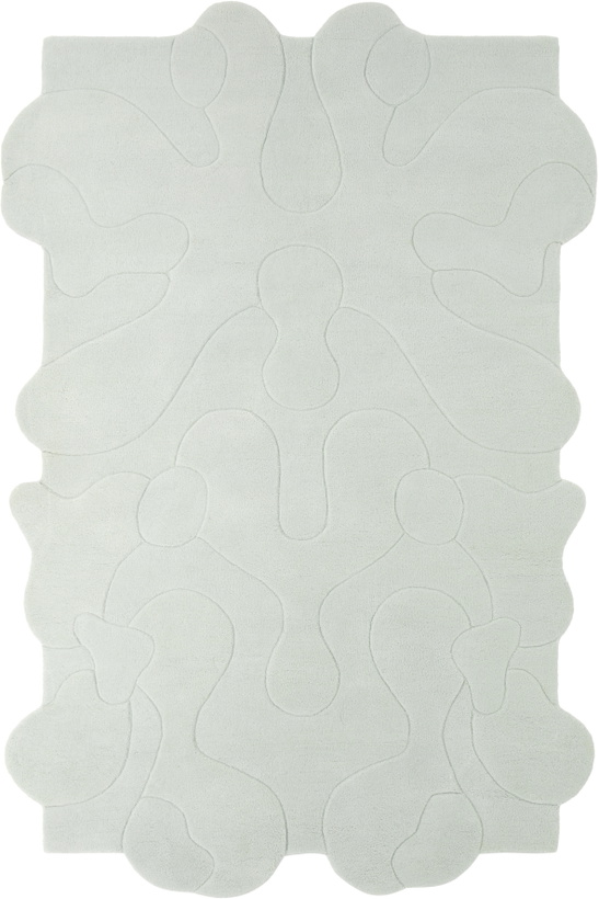 Photo: Mush Studios SSENSE Exclusive Blue Large Blot Rug