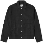 Wax London Men's Mitford Linen Jacket in Black