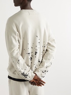 NOMA t.d. - Hand-Dyed Splattered Sweatshirt - Neutrals