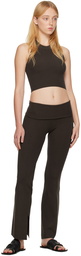 LESET Brown Grace Tank Top