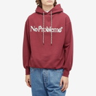 No Problemo Men's Funghi Problemo Hoodie in Burgundy