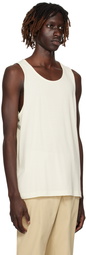 Outdoor Voices Off-White Bonded Tank Top