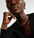 Yvonne Léon Python 9kt gold choker with diamonds
