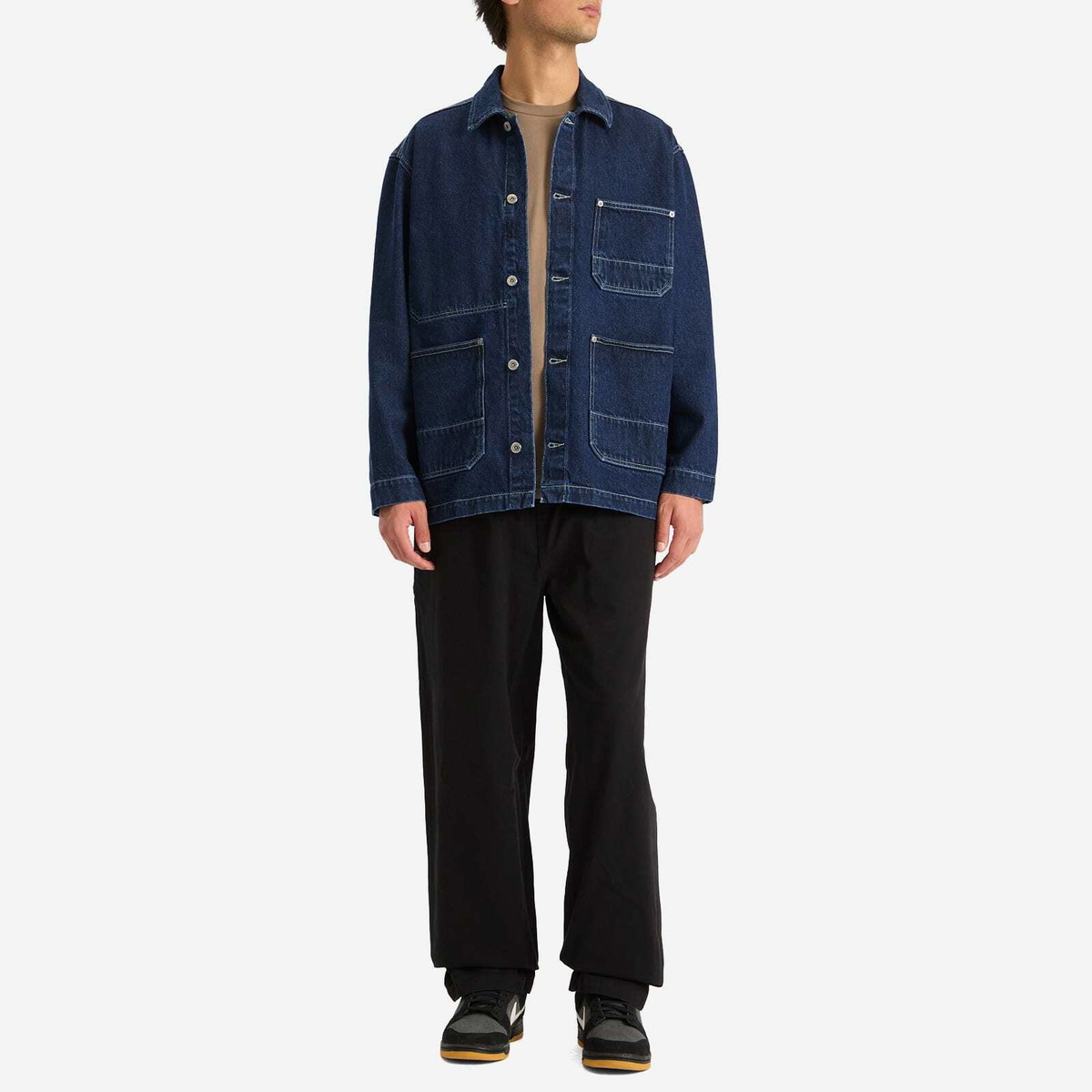 Polar Skate Co. Men's Ezra Denim Jacket in Indigo