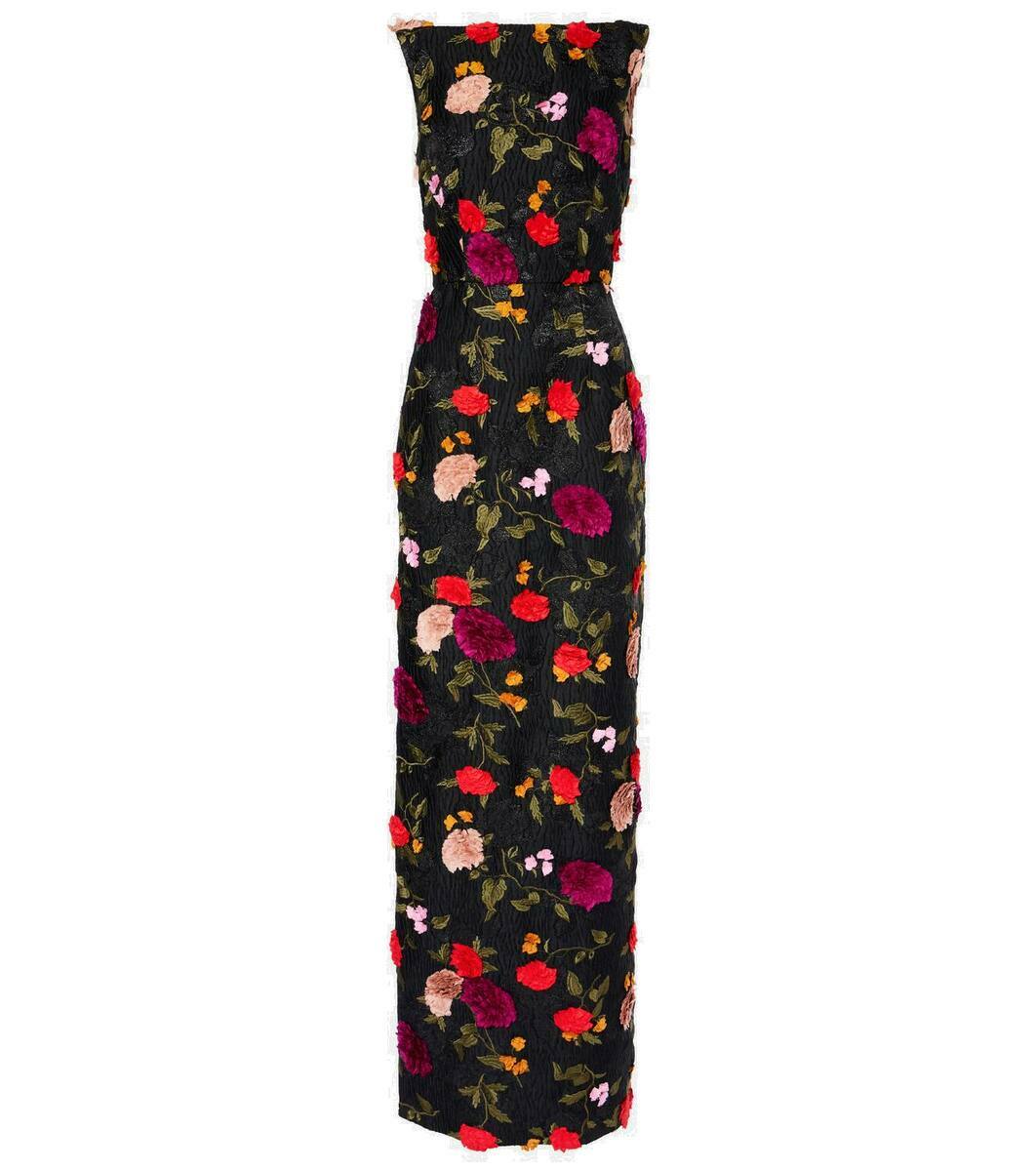 Erdem Black Silk Gisella Dress Erdem