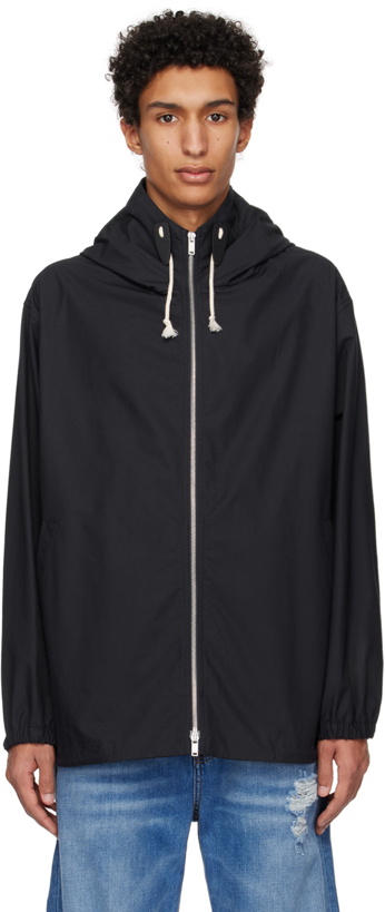 Photo: Jil Sander Navy Hooded Jacket