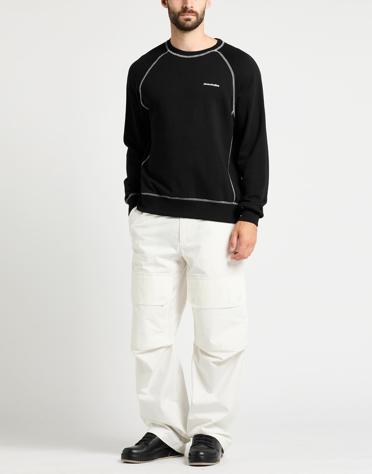 Shoe Mens Sweatshirt in Black