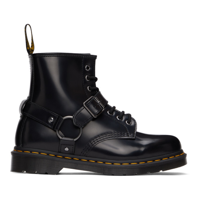 Photo: Dr. Martens Black 1460 Harness Boots