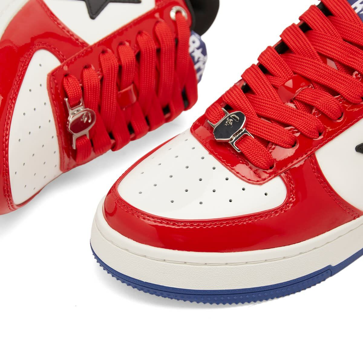 A Bathing Ape Women's Bape Sta #1 Sneakers in Red