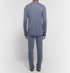 Hanro - Narius Cotton-Jersey Pyjama Set - Men - Blue