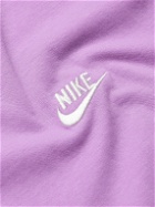 Nike - NSW Logo-Embroidered Cotton-Jersey T-Shirt - Purple
