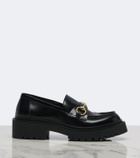 Gucci Rhody Horsebit leather platform loafers