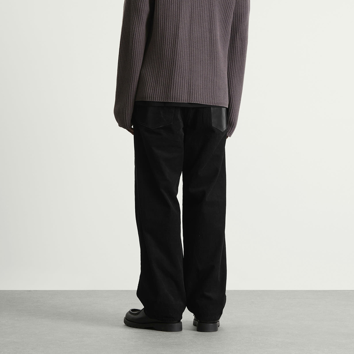 Junya Watanabe MAN Men's Cotton Corduroy Trousers in Black Junya