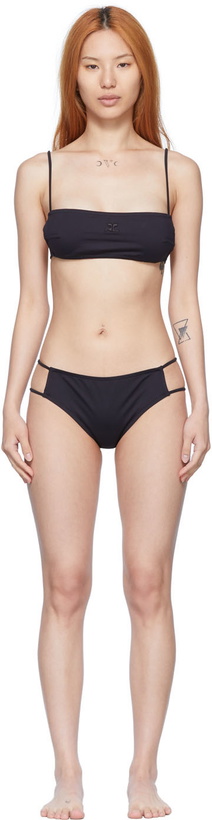 Photo: Courrèges SSENSE Exclusive Black Nylon Bikini