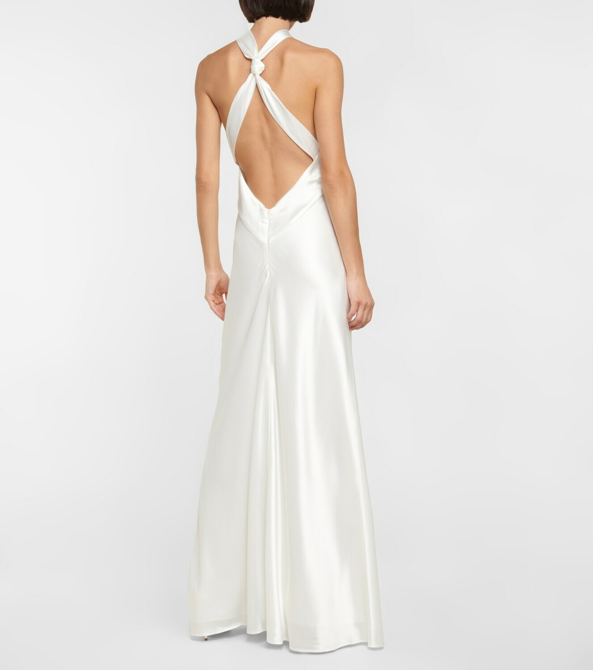 Galvan Bridal Santorini satin gown Galvan