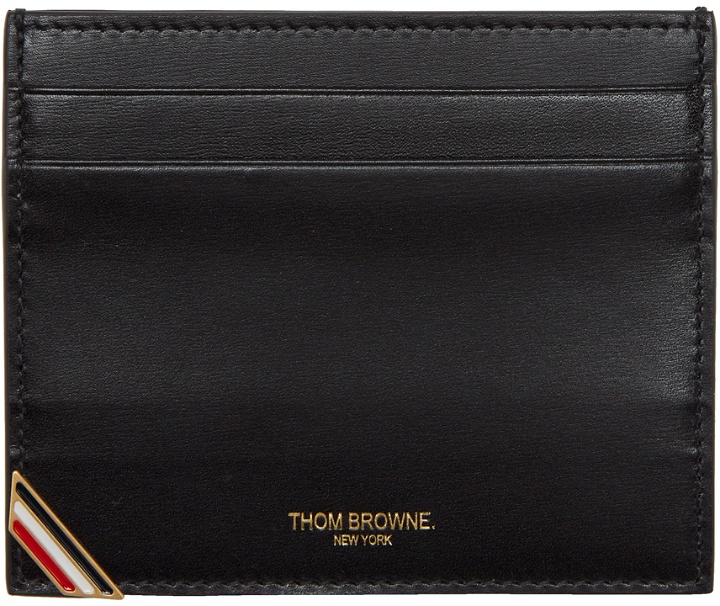 Photo: Thom Browne Black Double Sided Card Holder