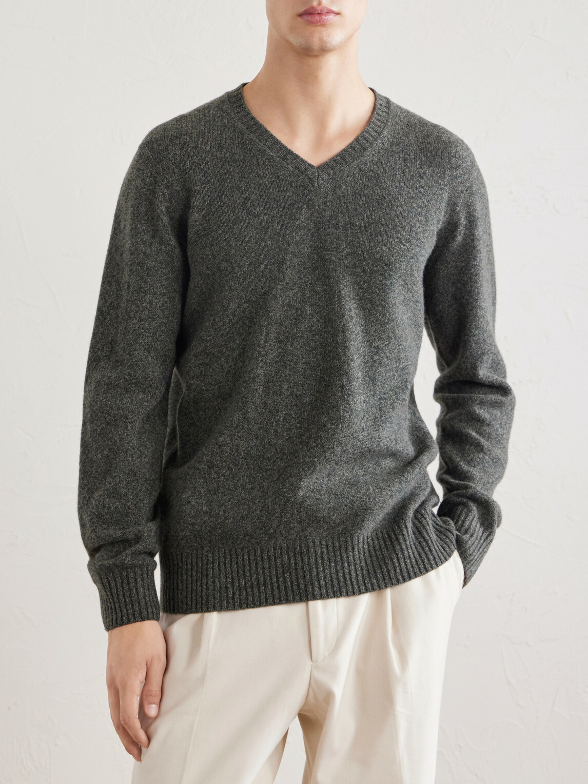 Hartford - Wool Sweater - Gray