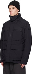 Moncler Black Neiller Field Down Jacket