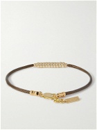 éliou - Alik Gold-Plated and Cord Bracelet