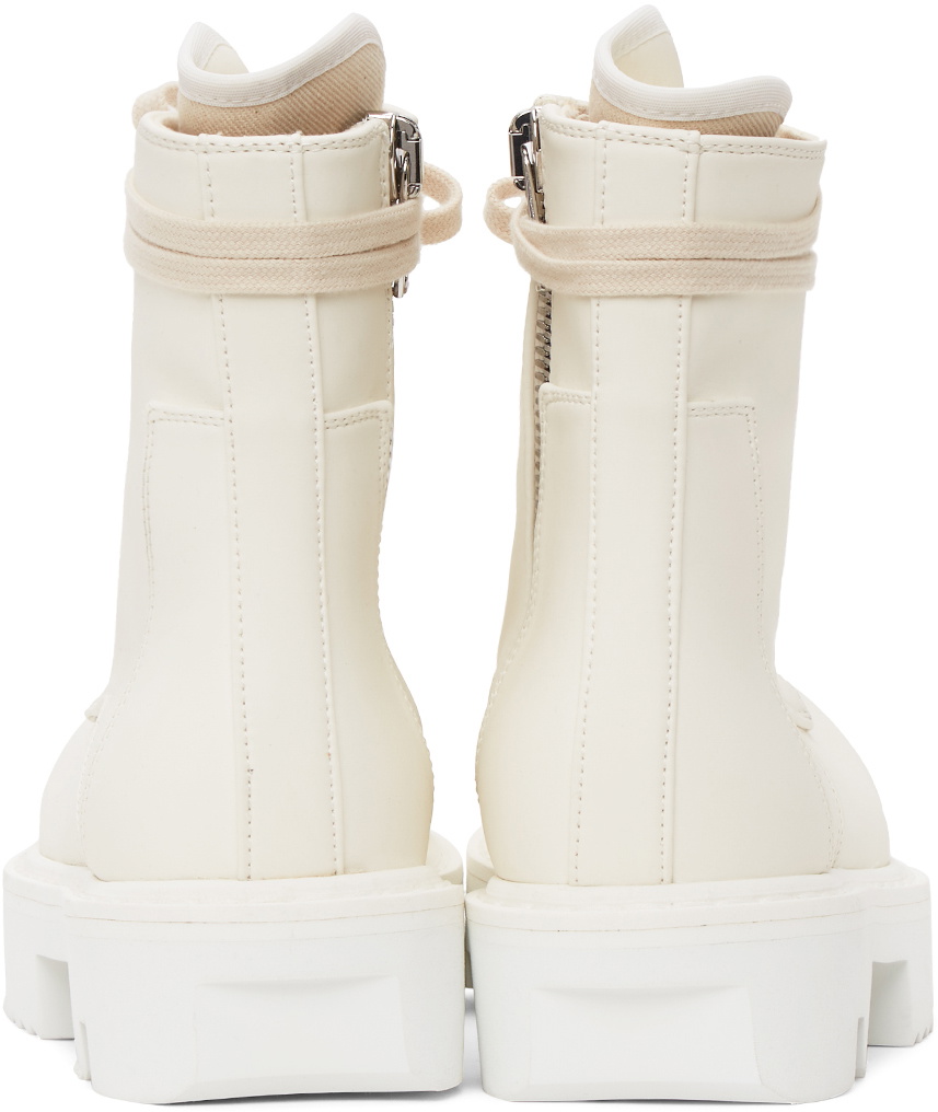 Rick Owens Drkshdw Off-White Megatooth Army Boots Rick Owens Drkshdw