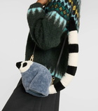Loewe x Suna Fujita Lemur shearling crossbody bag