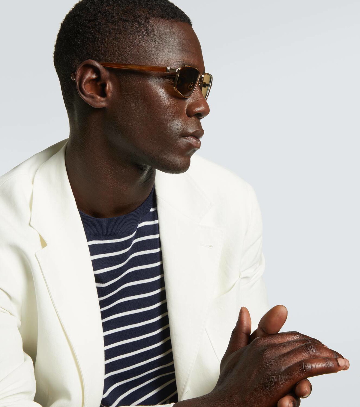 Brunello Cucinelli Jarama rectangular sunglasses Brunello Cucinelli
