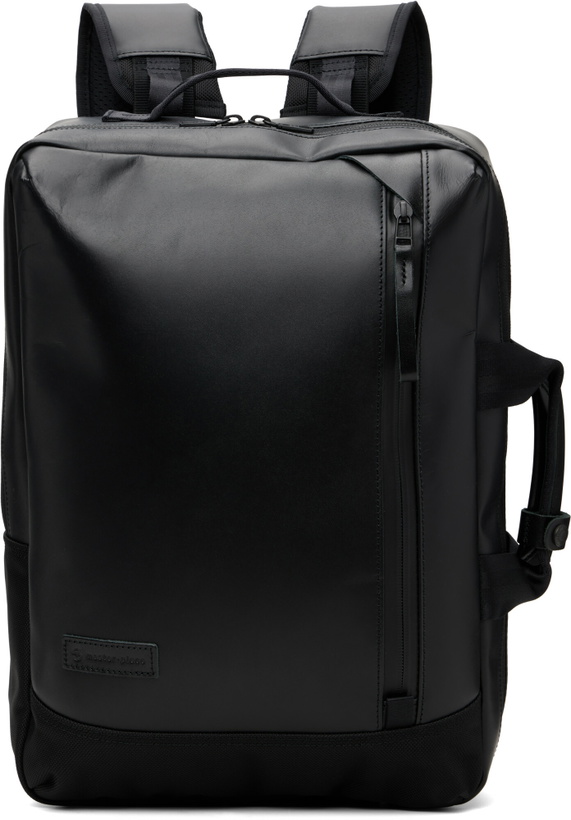 Photo: master-piece Black Slick ver. 2WAY Leather Backpack