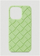 Intreccio iPhone 13 Phone Case in Green