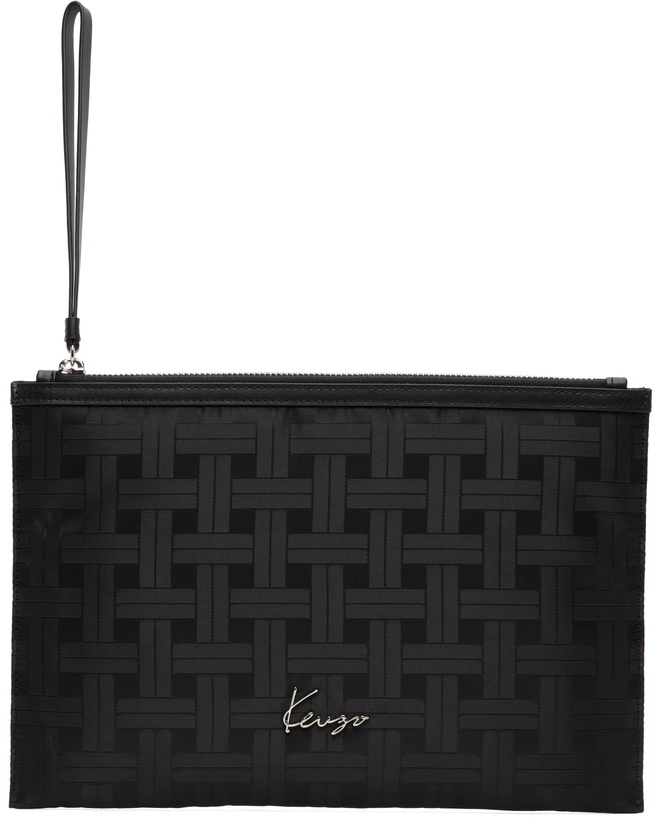 Photo: Kenzo Black Kenzo Paris 'KENZO Mura' Large Pouch