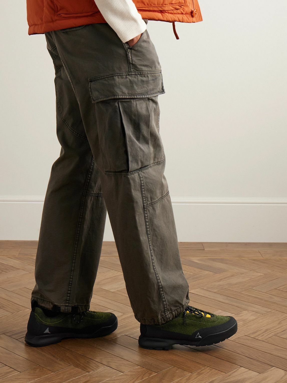 ROA - Cingino Leather and Rubber-Trimmed Microfibre Hiking ROA - Cingino Leather and Rubber-Trimmed Microfibre Hiking