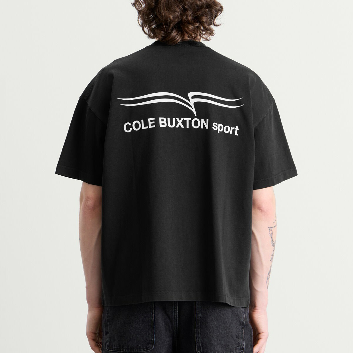 Cole Buxton Men's Sport T-Shirt in Vintage Black
