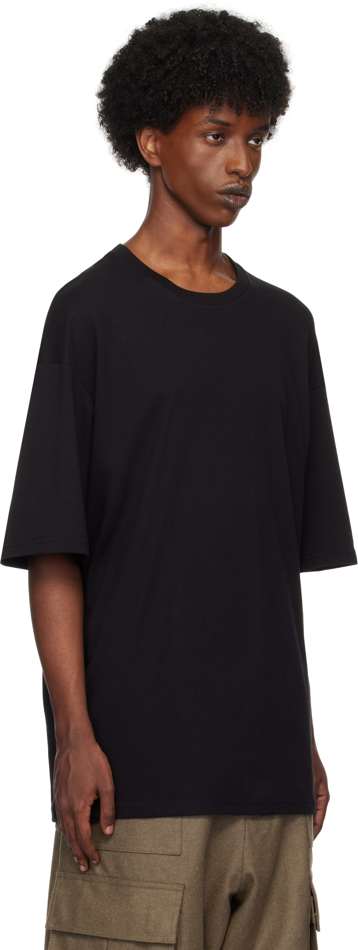 Lownn Black Signature Crewneck T-shirt