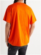 AMIRI - Logo-Print Cotton-Jersey T-Shirt - Orange