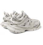 Balenciaga - Track Leather, Mesh and Rubber Sneakers - White
