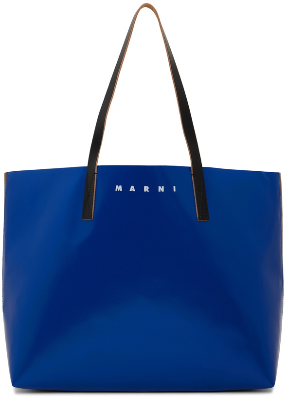 Photo: Marni Tricolor PVC Shopping Tote