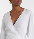 Heidi Klein Linen wrap dress