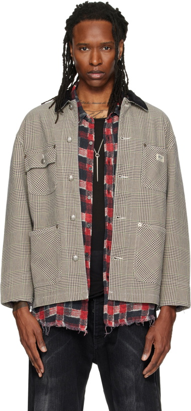 Photo: R13 Gray Relaxed Chore Jacket