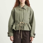 Damson Madder Women's Myrtle Trench Coat in Sage